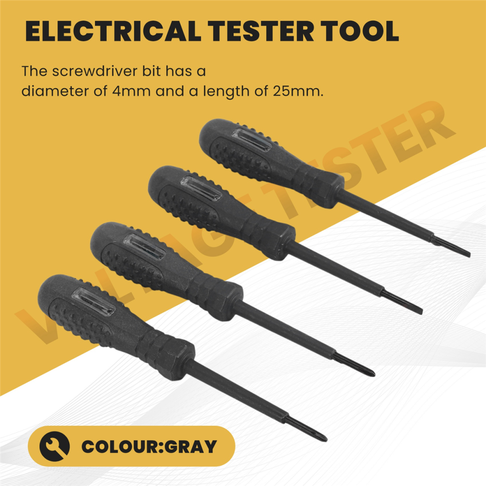 Voltage Tester With Screwdriver Electrical Tester Tool 4851967825511