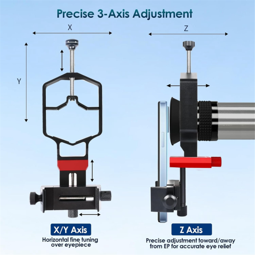 Universal Phone Scope Digiscope Adapter Metal Telescope Mount 1