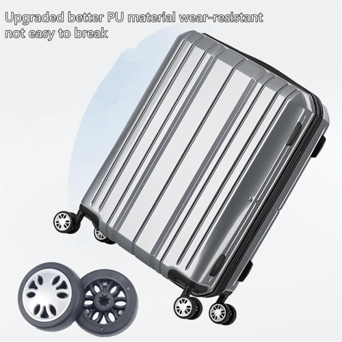8pc Luggage Wheels Replacement Kit,Mute Caster Replacement Suitcase B 1