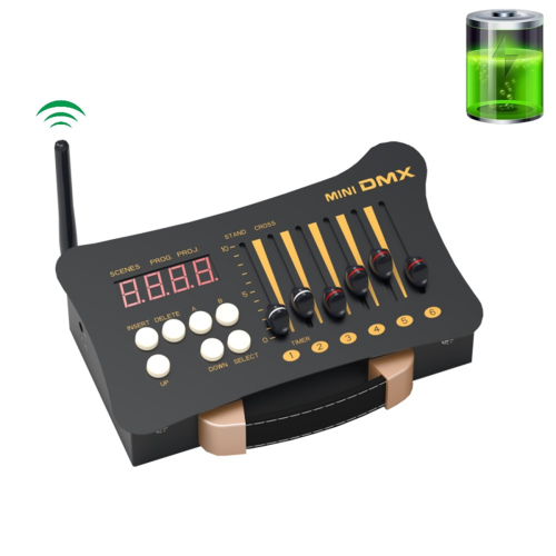 EU-kontakt Mini bärbar 512-kontroller Scenbelysningskontroller 1