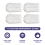 4 Pcs Gutter Downspout Guards 3.5 Inch Aluminum Leaf Filter 4