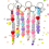 286Pcs DIY Keychain Making Craft Kits, Supplies with Alphabet Beads 5