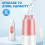 Draagbare bidet, reisbidet, oplaadbare draagbare bidet, roze 4