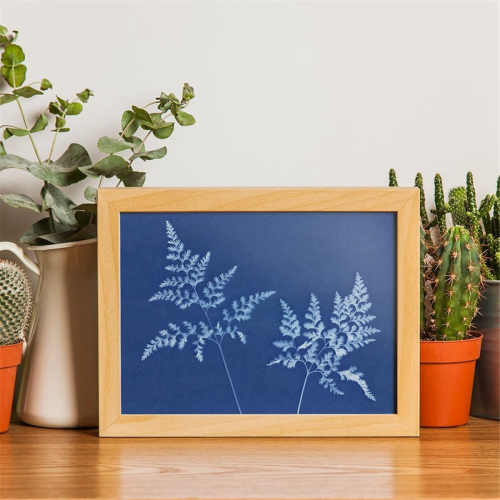 60 ark Sun Print-papper Cyanotypipapperskit, A6 Sun Art-papper 2