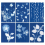 60 ark Sun Print-papper Cyanotypipapperskit, A6 Sun Art-papper 5
