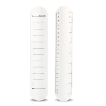 Pack de 2 pulseras de silicona con recordatorio para escribir notas, blancas