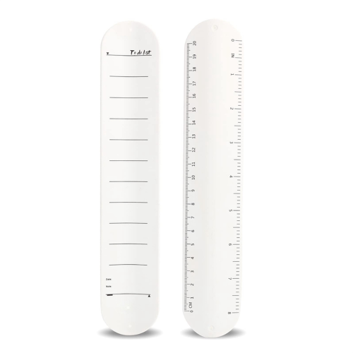 Pack de 2 pulseras de silicona con recordatorio para escribir notas, blancas