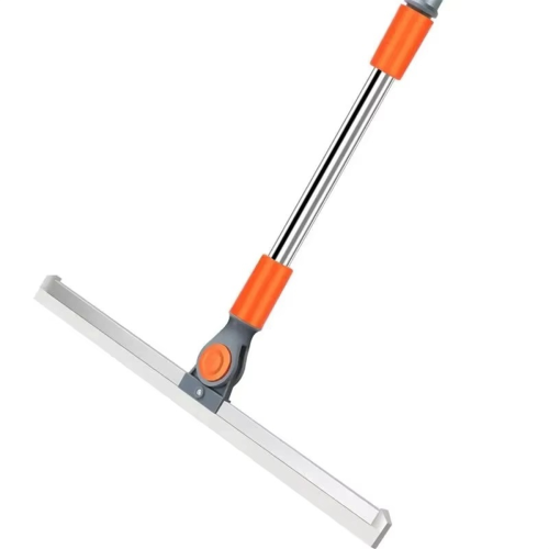 Puhdistusharja pitkällä kahvalla Magic Wiper Broom silikonikaavin 2