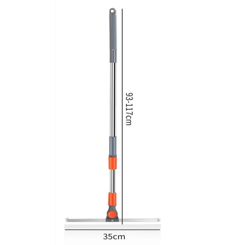 Puhdistusharja pitkällä kahvalla Magic Wiper Broom silikonikaavin 1
