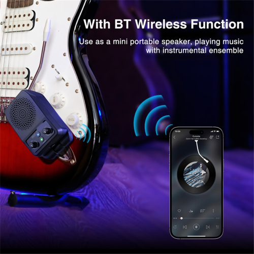 Mini elgitarrförstärkare 5W bärbar gitarrförstärkare 2