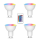 4pcs Gu10 Bulbs and 1remote Control with Memory Function 1