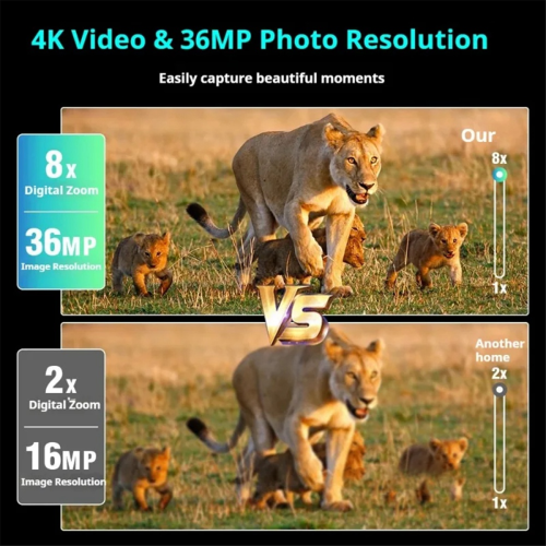 Novo dispositivo de visão noturna 4K com tela de 4,5 polegadas, fotos e vídeos em HD.