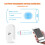 2 stuks Tuya ZigBee slimme temperatuur- en vochtigheidssensor 3