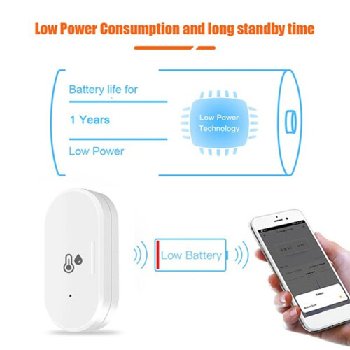 2 stuks Tuya ZigBee slimme temperatuur- en vochtigheidssensor 2