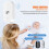 2 stuks Tuya ZigBee slimme temperatuur- en vochtigheidssensor 6