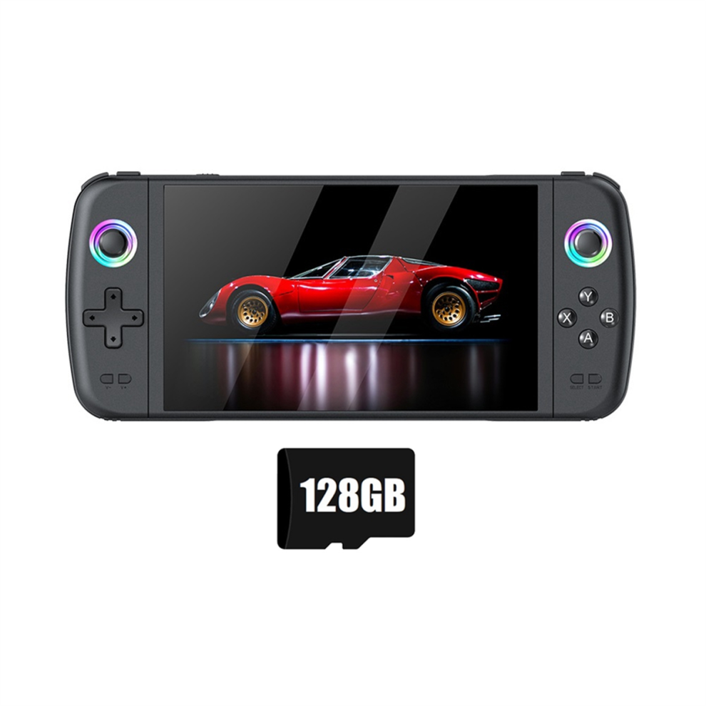 M27 Retro Handheld Video Game Console 7.0Inch Screen 128G 30000 Games 4851967843201
