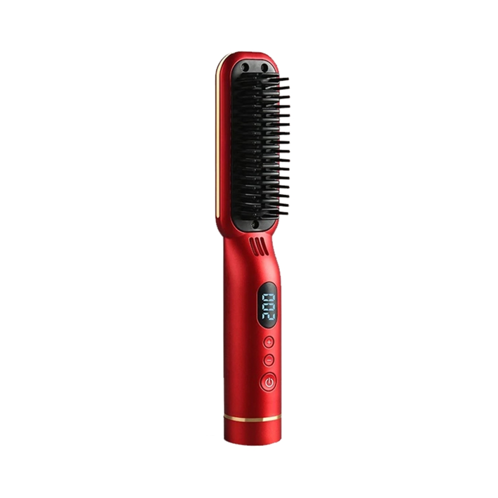 Bez Marki Wireless Wet & Dry Hair Straightening Comb Portable Hair Comb,A