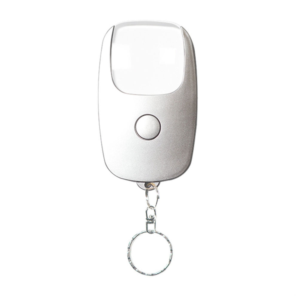 Bez Marki Silver Usb Rechargeable Glass Loupe Lens Handheld Keychain Magnifier