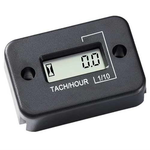 Tachometer Hour Meter Waterproof LCD Display Motorcycle ATV