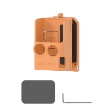 Base de suporte de mesa para 3 unidades, laranja