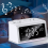 Vitt brus Sömninstrument Bluetooth Väckarklocka Vit 5