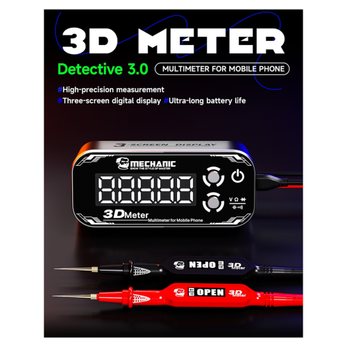3D Meter Detective 3.0 Multimeter met drievoudig display 2