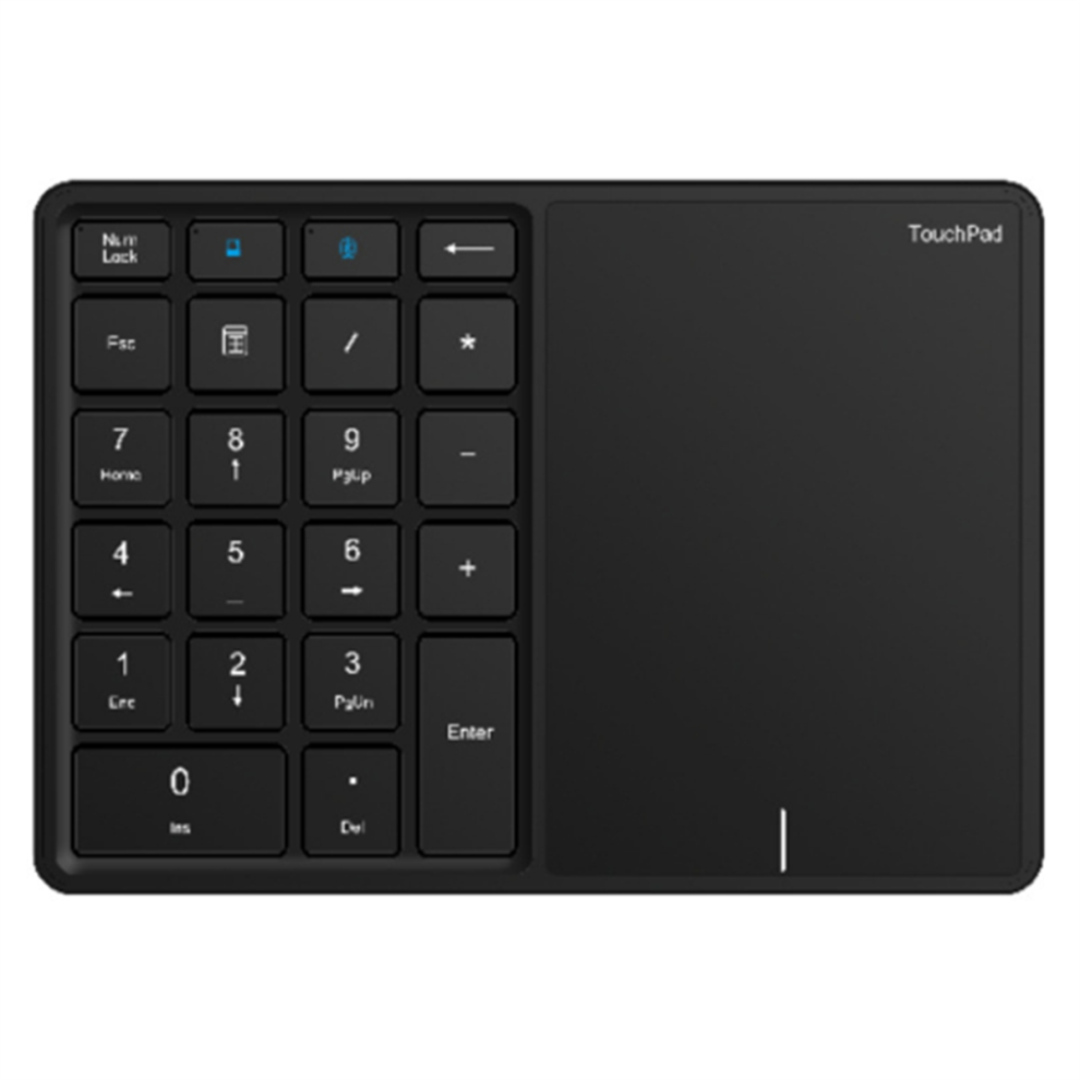 Usb+Bluetooth Numeric Keypad With Touchpad Wireless Digital Keyboard 4851967852524