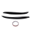 Gloss Black Car Headlight Eyelids for TT 8J 2006-2014 1