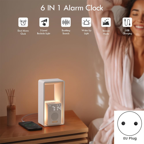Sunrise Wake-Up Light, 9Sleep Aid White Noise Sounds Machine, (EU), B 1