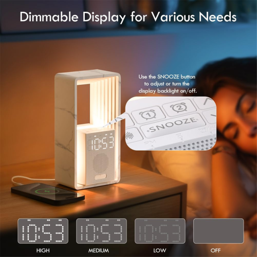 Sunrise Wake-Up Light, 9Sleep Aid White Noise Sounds Machine, (EU), A 2