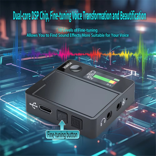 Voice Changer Built-in Mic 11 Sound Effects Mini Live Broadcast 1