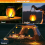 Solar Lanterns Lights Flickering Flame Garden Lights 7