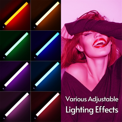 Draagbare RGB-buislamp LED-videolamp 3200K-5500K dimbaar 2