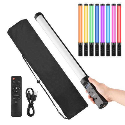 Draagbare RGB-buislamp LED-videolamp 3200K-5500K dimbaar 1