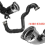 Manchon d'échangeur d'air turbo 14460-HX40D sans support 3