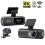 4K-WLAN-Dashcam, Mini-Auto-DVR mit Dual-Objektiv (vorne und hinten) 2