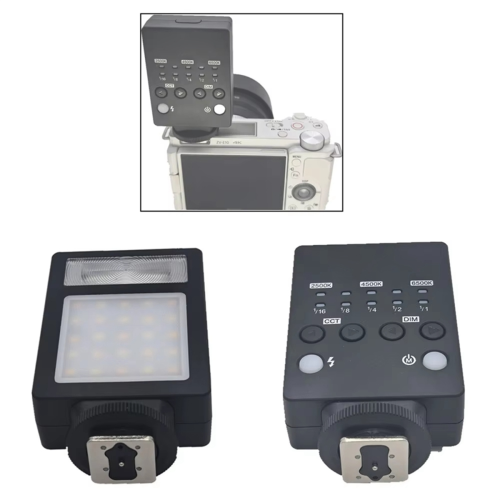 Mini 2in1 LED Fill Light + Speedlite Bi-Color Adjustable 2500-6500K 1