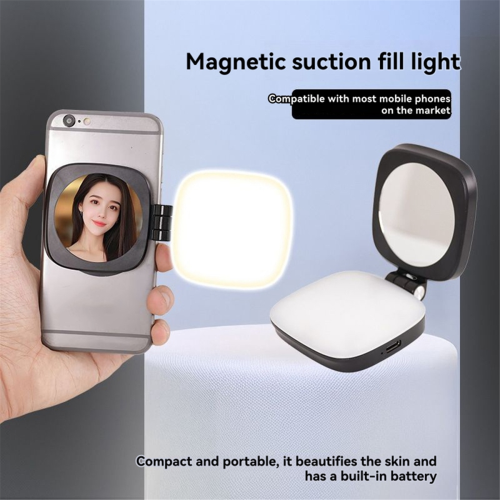 Selfie-Ringlicht mit Spiegel, magnetischer LED 1