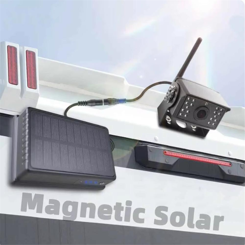 Bateria portátil magnética de energia solar com plugue DC 1