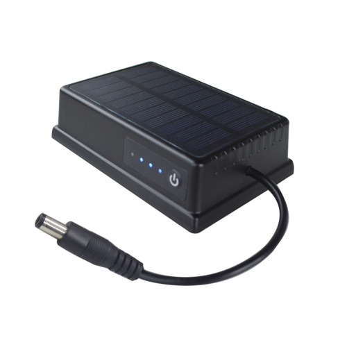 Bateria portátil magnética de energia solar com plugue DC