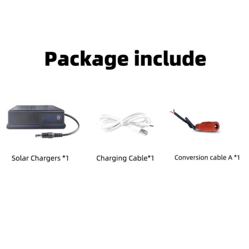 Bateria portátil magnética de energia solar com plugue DC 2