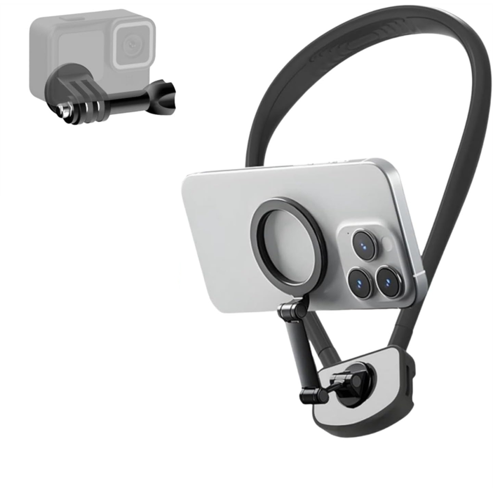 Magnetic Neck Mount For Phones Pov Vlog Selfie 4851967864121