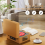 Oplaadbare leren cd-speler met luidsprekers en Bluetooth-zender 2