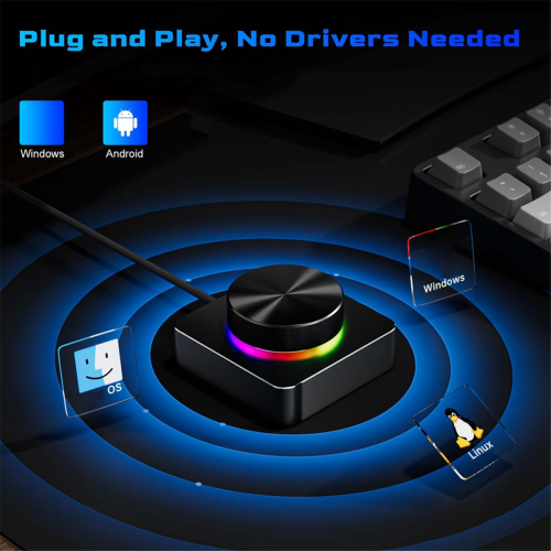 Volume Control Knob Computer Speaker Audio Volume Controller 2 Modes 2