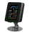 Monitor de qualidade do ar Tuya WiFi 10 em 1 com suporte, preto. 1