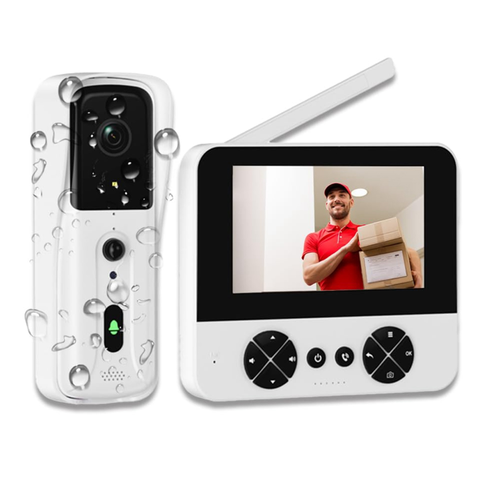 Doorbell Camera NO WiFi/APP,Video Intercom Two-Way Audio