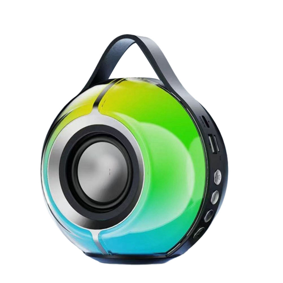Rgb Bluetooth Speaker Wireless Heavy Bass Stereo Black 4851967866729
