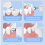 Pulidor dental recargable con 6 cabezales de cepillo blancos 6