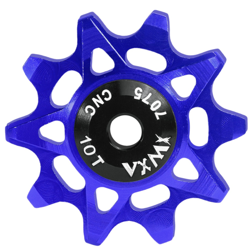 Galet de dérailleur 10T bleu