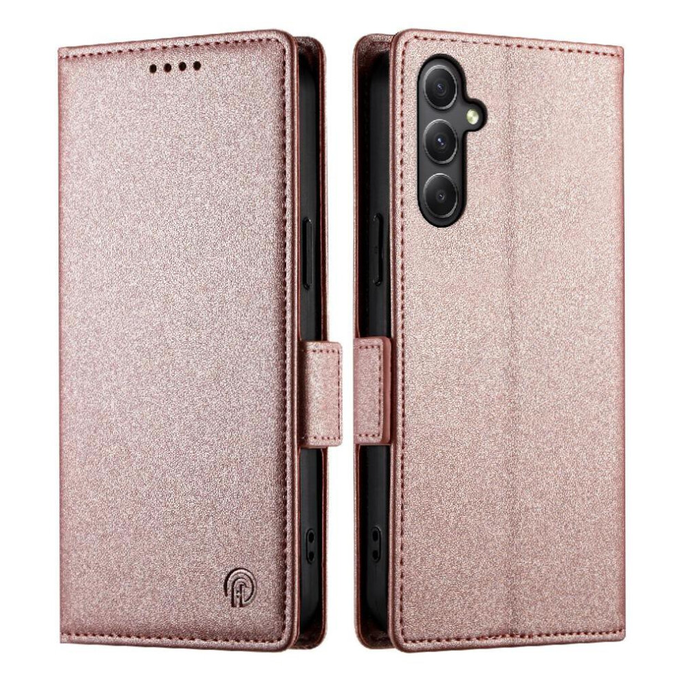 (Pink) Flip Case For Samsung Galaxy A34 5G Daily Use Business Card Slots Flip Wallet Pink 764563089154